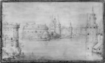 Small fortified island, Amsterdam by Pieter the Elder Bruegel