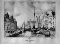 View of Ghent von Francois Joseph Dupressoir