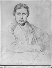 Self Portrait, 1835 von Jean Auguste Dominique Ingres