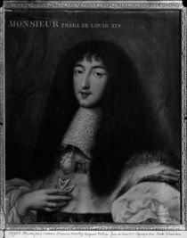 Portrait of Philippe Duc d'Orleans von Pierre Mignard