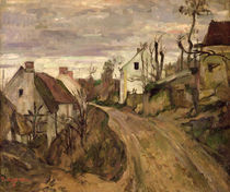 The Village Road, Auvers, c.1872-73 von Paul Cezanne