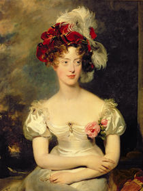 Marie-Caroline de Bourbon Duchesse de Berry von Thomas Lawrence