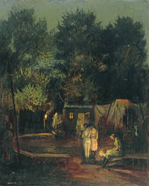 Circus under Trees, 1912 by Amandus Faure