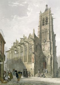 Exterior of the Church of St. Severin by Thomas Shotter Boys
