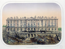 The Chateau de Meudon Bombarded by Prussian Troops in 1870 by French School
