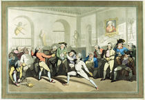 Mr H Angelo's Fencing Academy by Thomas Rowlandson