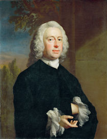 An Unknown Man in Black, 1735 von Joseph Highmore