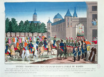 Triumphant Entry of the French into Madrid by French School