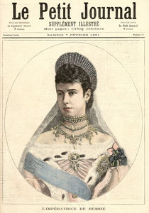 Empress of Russia, from 'Le Petit Journal' by Fortune Louis & Meyer, Henri Meaulle