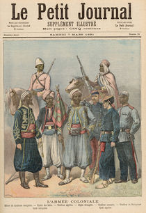 The Colonial Army, from 'Le Petit Journal' von Fortune Louis & Meyer, Henri Meaulle