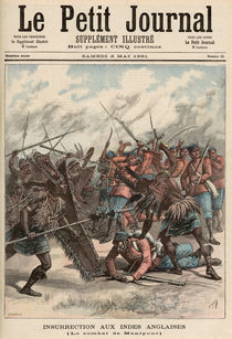 The Battle of Manipur, from 'Le Petit Journal' by Fortune Louis & Meyer, Henri Meaulle
