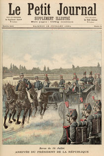 Review of Troops, 14th July: Arrival of the President of the Republic by French School