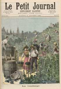 The Wine Harvest, from 'Le Petit Journal' von Henri Meyer