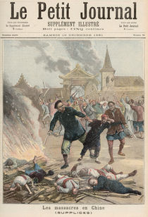 Massacre in China, from 'Le Petit Journal' by Henri Meyer