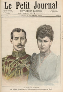 The Engagement of Albert Victor Duke of Clarence by French School