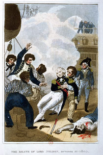 The Death of Lord Nelson on 21st October 1805 von English School