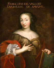 Francoise-Madeleine d'Orleans Duchess of Savoy by French School