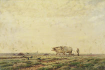 The First Furrows, Haute Alsace or The Labourer by Jean Henri Zuber