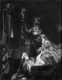 Presentation in the Temple by Rembrandt Harmenszoon van Rijn