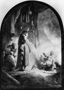 The Great Raising of Lazarus by Rembrandt Harmenszoon van Rijn