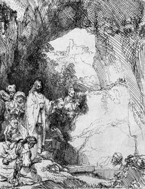 The Small Raising of Lazarus by Rembrandt Harmenszoon van Rijn