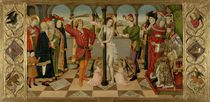 The Flagellation of Christ von Jaume Huguet