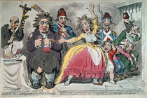 Louis XVI Taking Leave of his Wife and Family by James Gillray