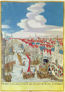 Marie de Medici Landing in Rotterdam by French School