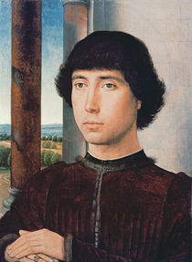 Portrait of a Young Man, c.1470-75 von Hans Memling