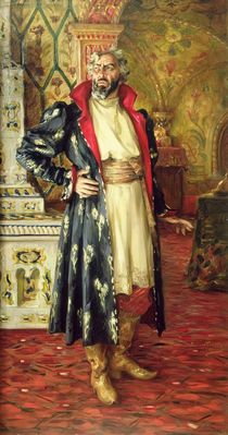 Portrait of Feodor Chaliapin as Boris Godunov 1916 by Nikolay Vassilyevich Kharitonov