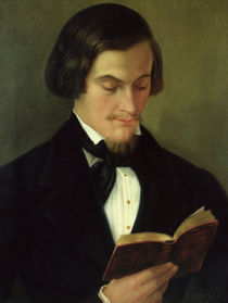 Portrait of the poet Heinrich Heine 1842 by Amalia Keller