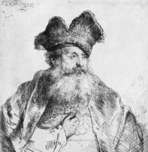 Portrait of an old man by Rembrandt Harmenszoon van Rijn