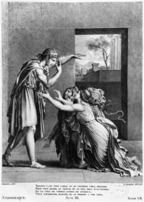 Andromache at the feet of Pyrrhus von Anne Louis Girodet de Roucy-Trioson