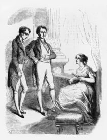 Rastignac introduced to Madame de Nucingen by Laisne