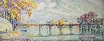 The Pont des Arts, 1928 by Paul Signac