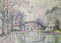 The Canal Saint-Martin, 1933 by Paul Signac