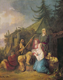 The Balalaika Player, 1764 von Jean Baptiste Le Prince