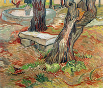 The Bench at Saint-Remy, 1889 by Vincent Van Gogh