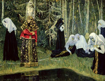 The Legend of the Invisible City of Kitezh by Mikhail Vasilievich Nesterov