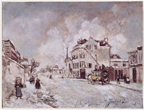 View of Faubourg Saint-Jacques by Johan-Barthold Jongkind