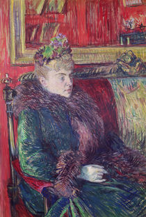 Madame de Gortzikoff, 1893 by Henri de Toulouse-Lautrec