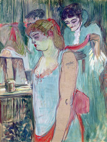 The Tattooed Woman or The Toilet von Henri de Toulouse-Lautrec