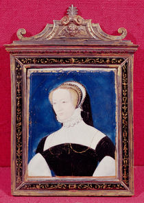 Portrait presumed to be Marguerite de Valois by Leonard Limousin