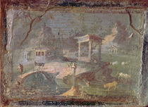 Idyllic Landscape, from Herculaneum von Roman