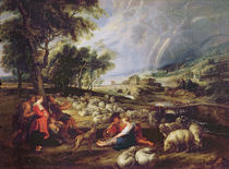 Landscape with a Rainbow by Peter Paul Rubens