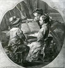 An allegory of Music, La Musique by Louis Michel van Loo