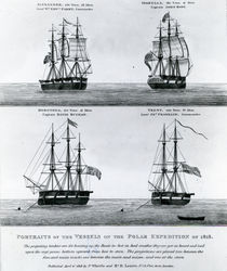Portraits of the Vessels of the Polar Expedition of 1818 von English School