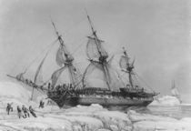 The Astrolabe in Pack-Ice, 9th February, 1838 by Auguste Etienne Francois Mayer