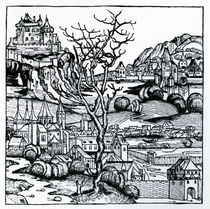 View of Portugal from the 'Nuremberg Chronicle' 1493 by German School
