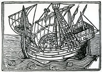 A Spanish Ship, 1496 von Christopher Columbus